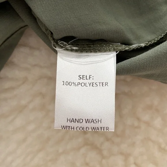 Easel shirt / jacket olive green color very beautiful size L - Picture 6 of 8